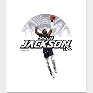 Jaren Jackson Jr. Memphis Skyline Posters and Art